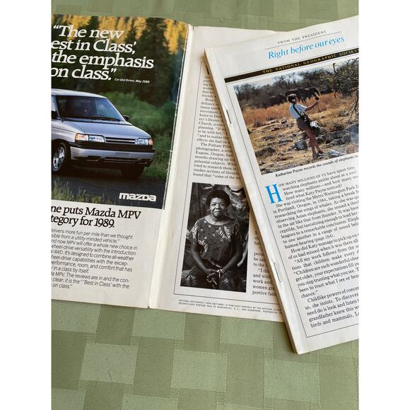 National Geographic Magazine August 1989 Elephants, San Diego, Alaska Havana EUC - Picture 2 of 6